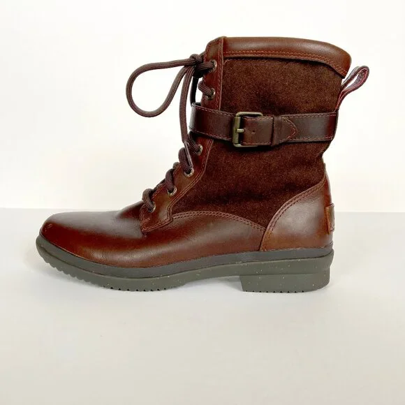 UGG Kesey Boots Chestnut Brown size 7.5 - Picture 5 of 15